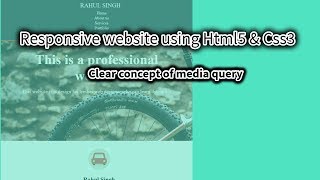 Build An HTML5 Website With A Responsive Layout part-1