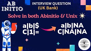 Barclays 2026 String Replacer in Abinitio & Unix! - Interview Qs Solved