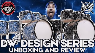 ⚡ UNBOXING the Cymbal Fusion Exclusive  DW Design Series “Black Lightning” Drum Kit! ⚡