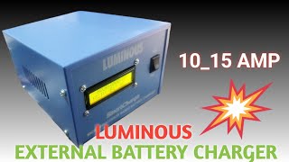 Luminous 12V 15A SMPS Battery Charger: The Best Solution for Deep Discharge Batteries! Bharat Pow...