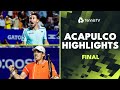 Alex de minaur vs casper ruud for the title   acapulco 2024 final highlights