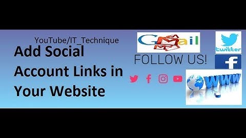 (Part 4 )Add social Account links in your Website Mobirise