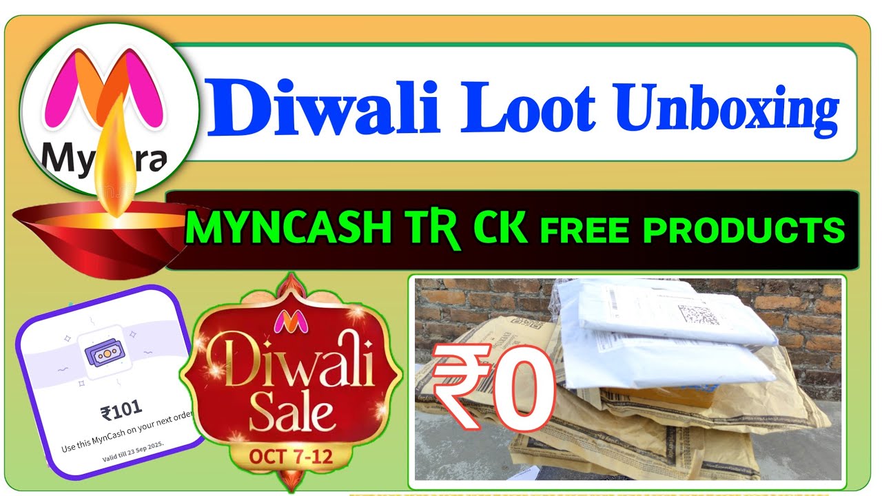 Myntra Huge free shopping TRICK 😲 Myntra Scratch Today,Unlimited Cash,Free Products Loot Unboxing 