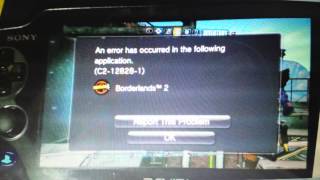 Ps Vita Borderlands 2 Error C2 128 1 Youtube Ps Vita Borderlands 2 Error C2 128 1 Youtube