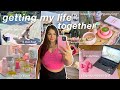 GETTING MY LIFE TOGETHER: reset routine, cleaning, decluttering &amp; organizing