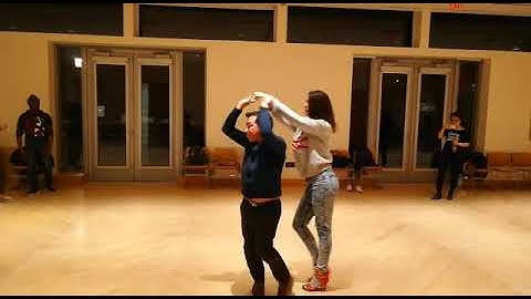 Salsa On2 IntermediateTurn Pattern Combo Partnerwork by Sergio and Sheena #142