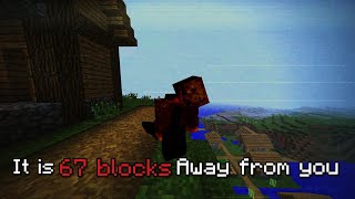 I found the Evil Hunter in my Minecraft world (MCPE Horror)