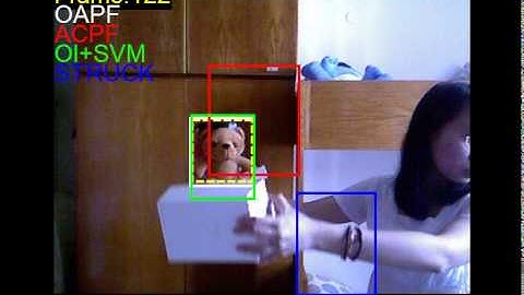 Tracker Comparison - bear front visualization - OAPFT