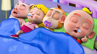Ten In The Bed Song 👀✨| Simple Baby Song 🍼 | NEW✨ Nursery Rhymes & Funny Cartoon For Kids