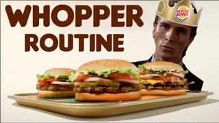 Whopper Whopper Ad, But The Singer is Obsessed With Whoppers