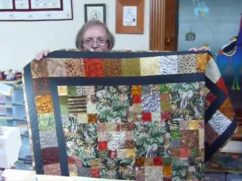 How to make an alternate block to use with larger scale prints - Quilting Tips & Techniques 098