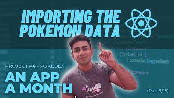 React Mega Tutorial - Project 3, Part 9 | Importing the Pokemon Data | AAM Project 4