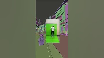 2 hours of Editing in Blender and After Effects! #anime #sky #greenscreen #vfx