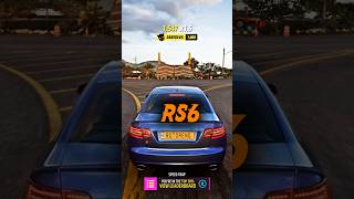 THE ULTIMATE STOP! 🛑 Audi RS6 vs Jaguar XE | EXTREME BRAKE TEST #shorts #forzahorizon5