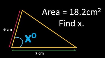 Area of Triangles; Non Right Angle Triangles; Practice Problem 4 | Math Problems | Trigonometry