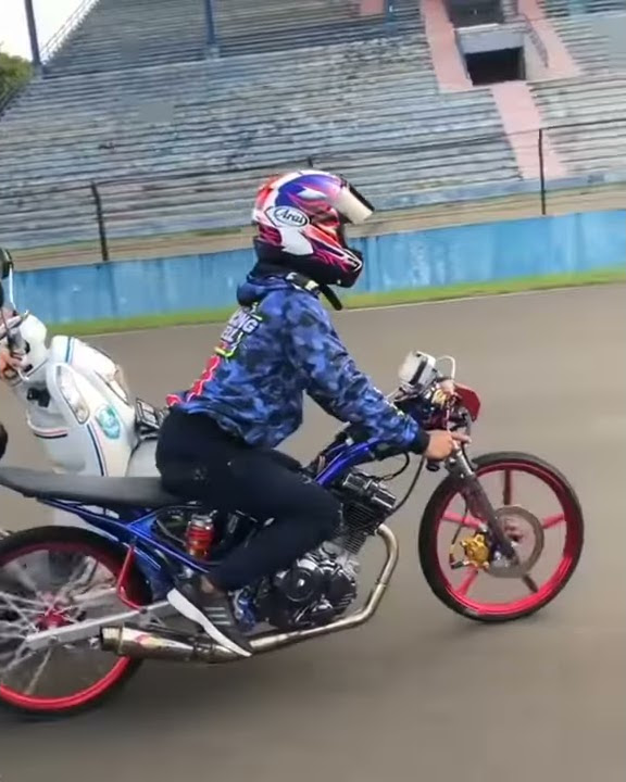 Polosan video drag bike || video balap || literasi racing