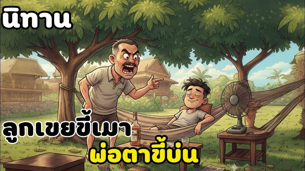 นิทาน 🌟 ลูกเขยขี้เมาพ่อตาขี้บ่น 🌟 #นิทาน #นิทานพื้นบ้าน #นิทานก่อนนอน #นิทานสอนใจ 