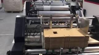 Window patching machine for corrugated box