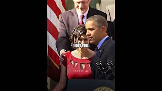 Obama Catches Fainting Woman 🤯