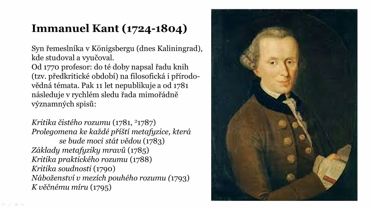Josef Moural: Immanuel Kant o poznání, metafyzice a vědě (MFF-FPF 4.11.2021)