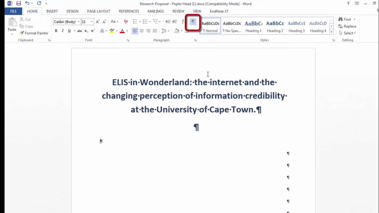 Inserting page numbers to your thesis youtube