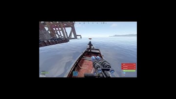 How to properly counter large oil rig in rust #shorts