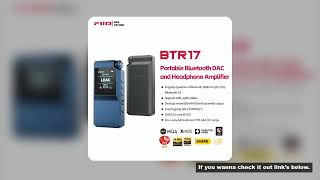 FiiO BTR17 Headphone Amp Bluetooth 5.4 Receiver with LDAC/aptX Lossless support,  Hi-Res Portable DA