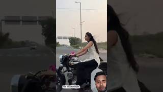 Sut Salwar Me girl bike ride video Desi style girl bullet rider reels bullet riding video #short