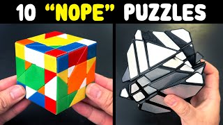 10 Puzzles that make me say NOPE!