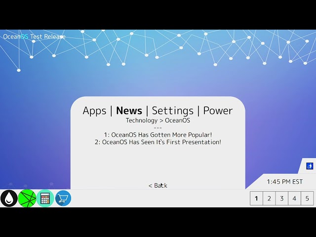 OceanOS Test Release Demo!