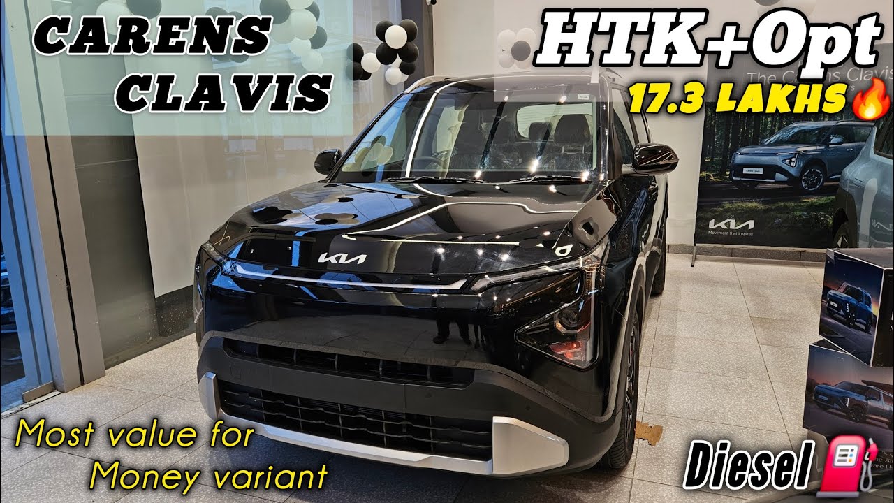 2025 KIA Carens Clavis HTK+ Optional Diesel Manual ️ | Powerful डीजल ...