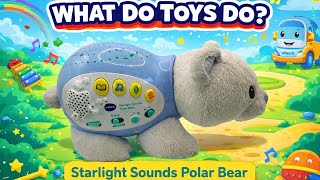VTech Starlight Sounds Polar Bear Nightlight Projector Music
