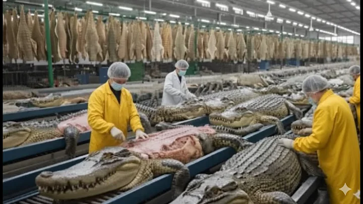 Inside the Crocodile-Leather Factory: From Farm to Luxury Item (Full Process)