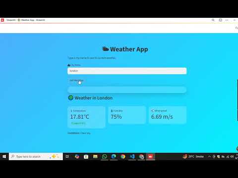 My weather app using python ❤ https://weatherapp-cy4j6yfsrz5j3vqel4epom.streamlit.app