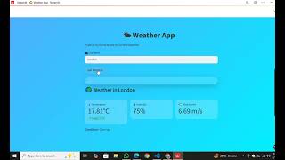 My weather app using python ❤ https://weatherapp-cy4j6yfsrz5j3vqel4epom.streamlit.app screenshot 4