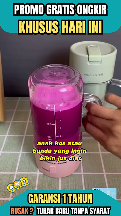 Smoothie, Jus, atau Infused Water? Semua Bisa Pakai Ini!