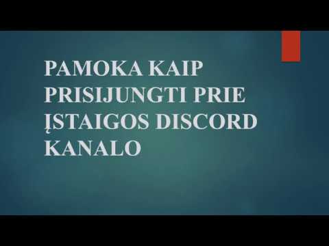 Prisijungimas prie Discord paltformos