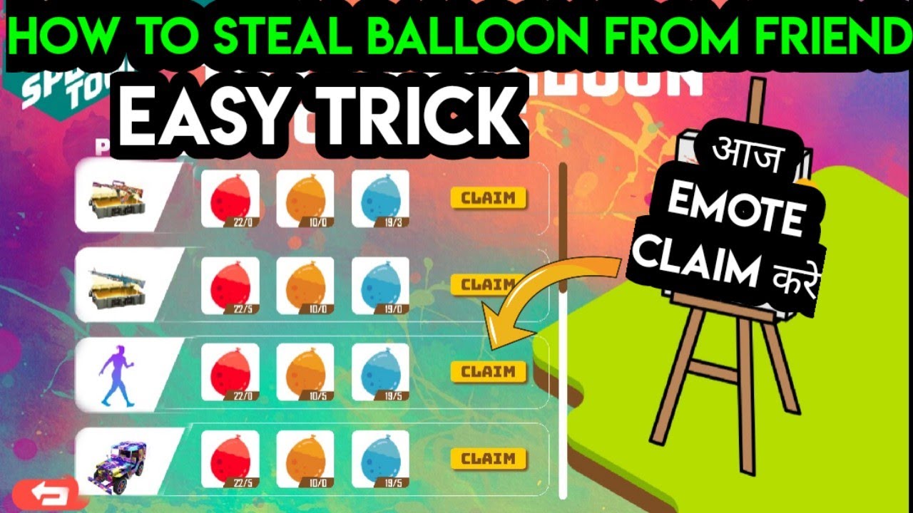 how to steal balloon from friends pool every day| how to gather more balloon in splash town event