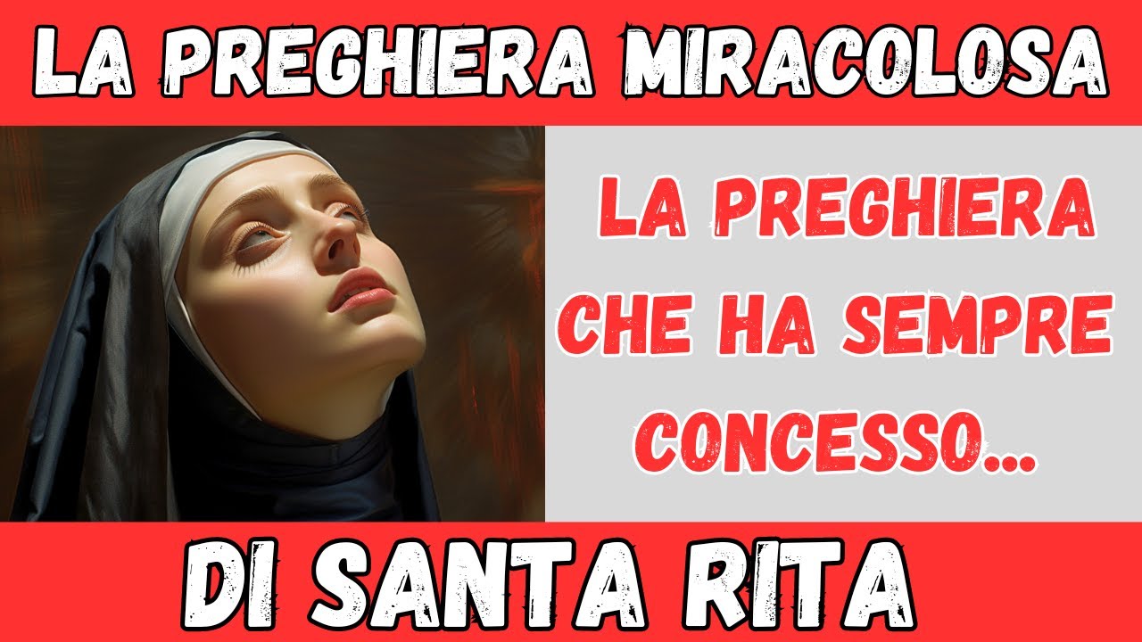 Miracolosa Preghiera scritta da Santa Rita che ha sempre concesso