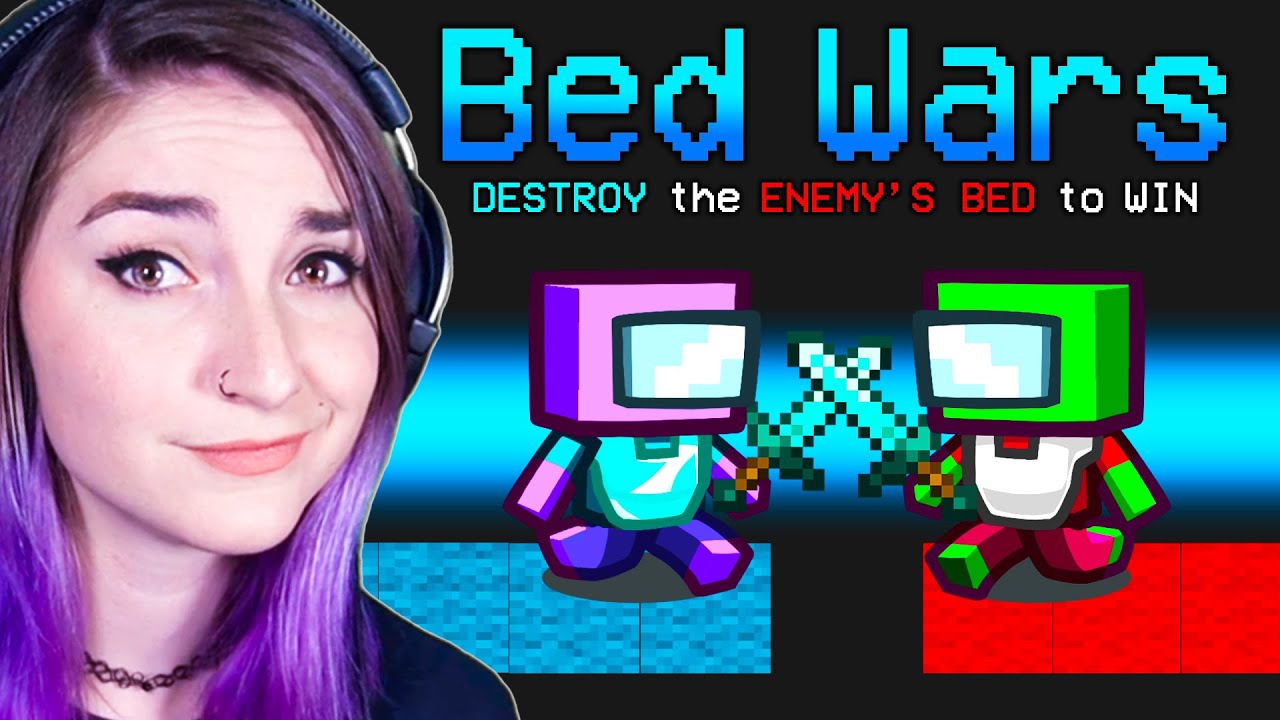 Playing the NEW BED WARS MOD in AMONG US! YouTube