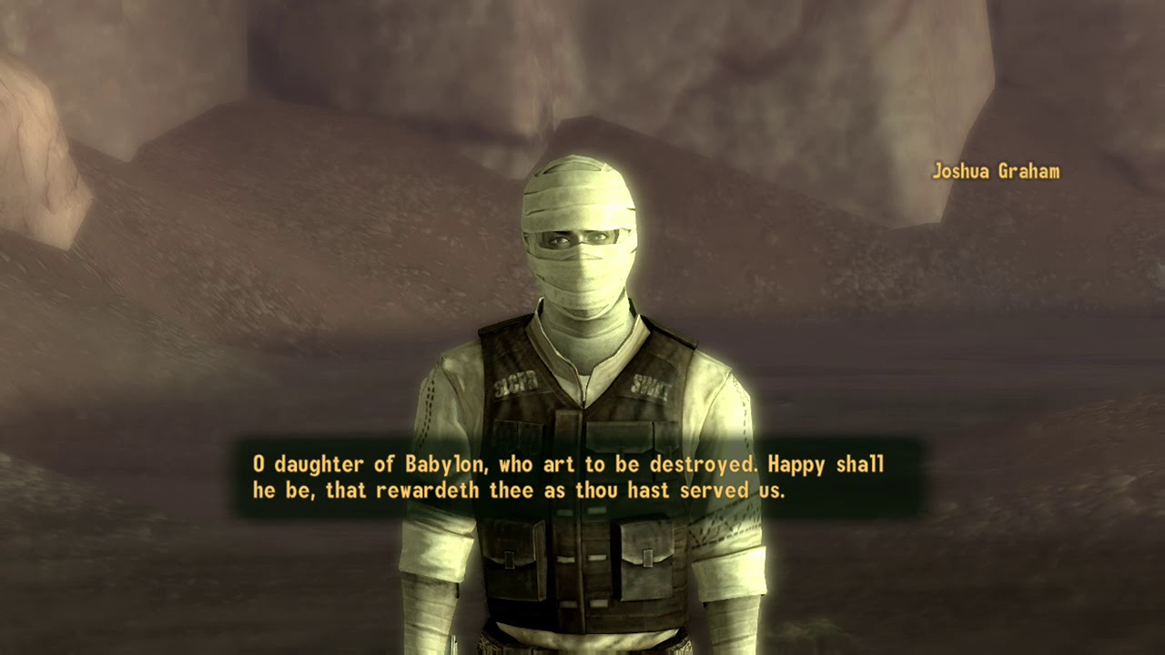 Fallout: New Vegas: Joshua Graham speech - YouTube