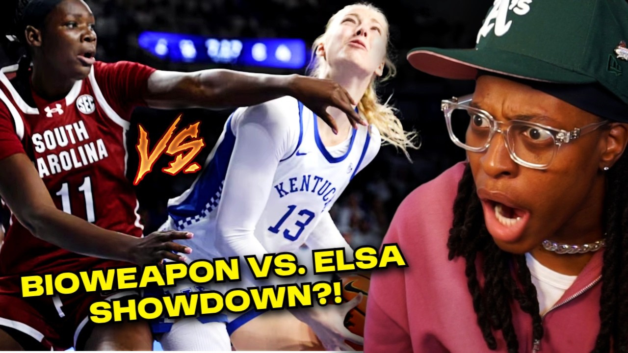 South Carolina vs. Kentucky WBB Highlights REACTION!  BIOWEAPON VS ELSA SHOWDOWN!