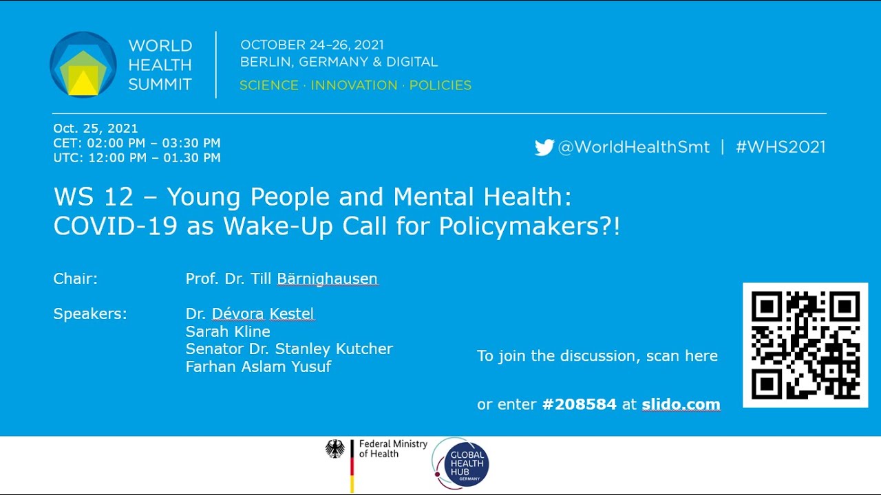 WS 12 - Young People and Mental Health: COVID-19 as Wake-Up Call for Policymakers?!