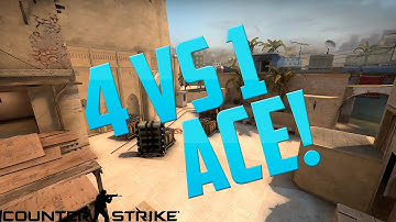 CS:GO Miniclip #11 - 4 vs 1 Clutch! ACE!