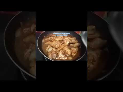 Cooking chicken Sarawak style so yummy, yummy