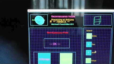 Processing GUI reconnaissance vocale