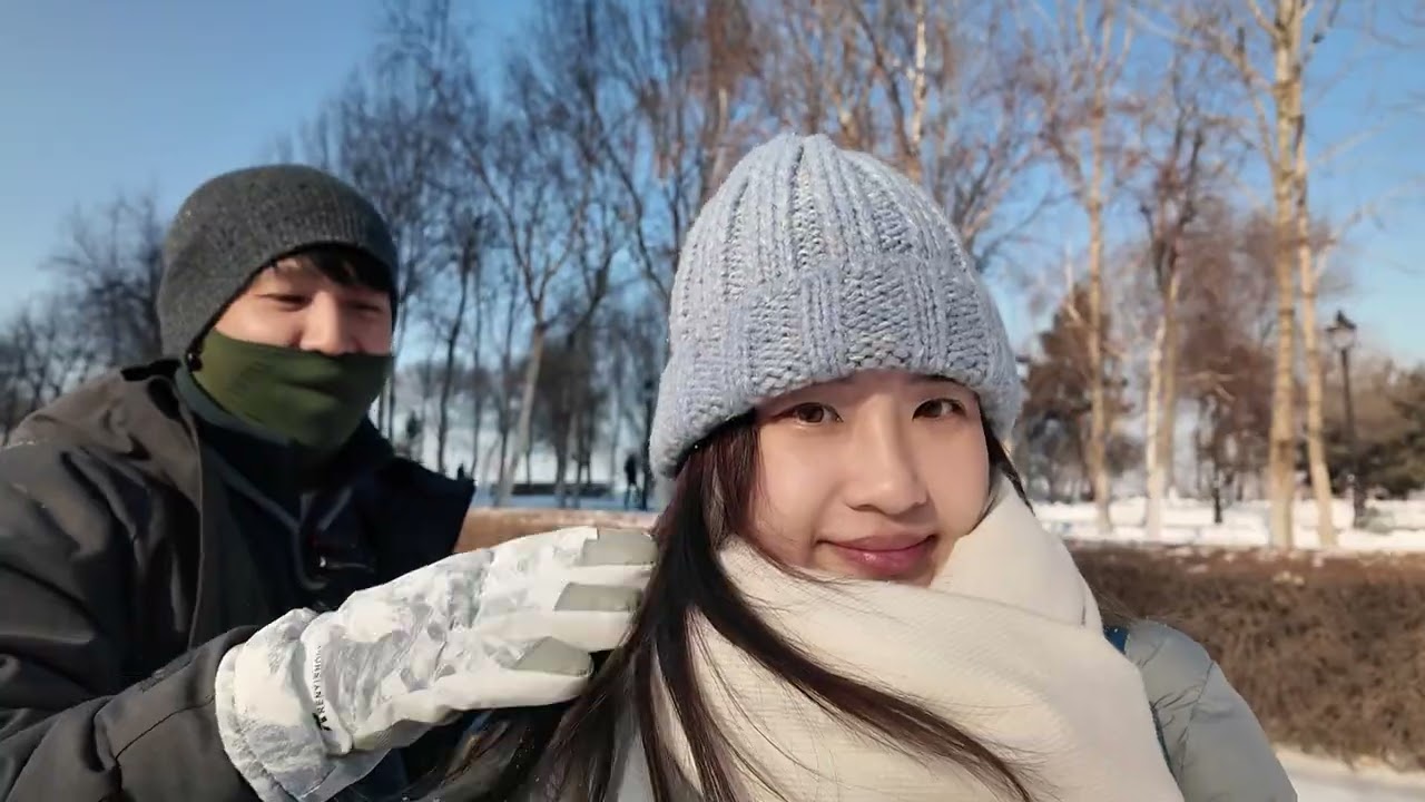 2025.12 Harbin (Part 3: 红专街早市 & 外滩雪人码头）