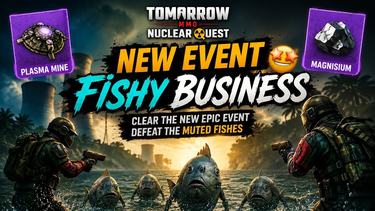 The NEW Fishy Business Epic event 🔥😱 is finally here in Tomorrow MMO Nuclear Quest ☢️⚔️