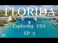 FLORIDA in 4K ULTRA HD -  Miami Beach , Orland , Walt Disney World ,Sarasota , Naples- Exploring USA