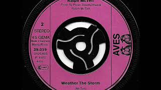 Video thumbnail of "Weather the storm / Ralph Mc Tell."